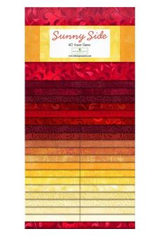 [WP-842-146-842] Sunny Side 40 Karat Gems  2.5 In Strips By Wilmington Prints