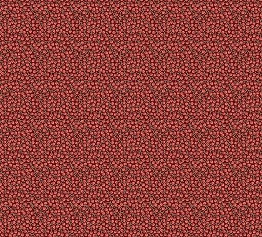 [AND-1382-R] Dahlia Daylilies Pomegranate by Laundry Basket Quilts for Andover Fabrics