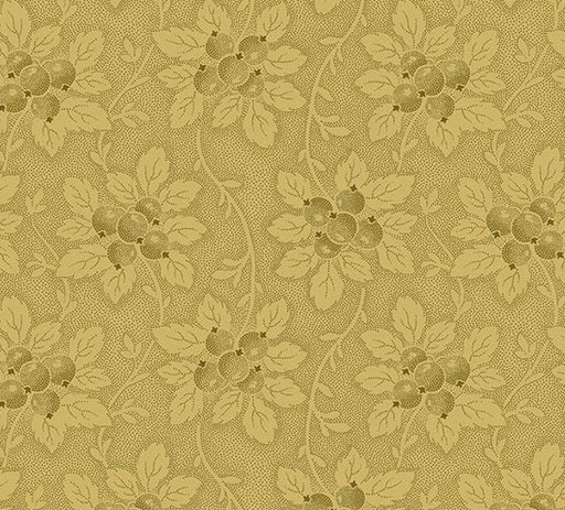 [AND-1381-V] Dahlia Tree Berry Fool's Gold by Laundry Basket Quilt for Andover Fabrics