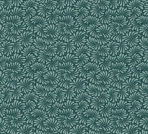 [AND-1378-T] Dahlia Sagebrush Indigo by Laundry Basket Quilts for Andover Fabrics