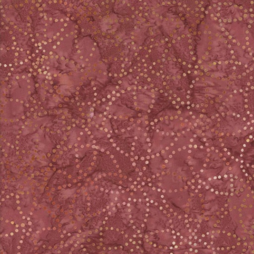 [WP-22293-387] Copper Mountain Batiks Circle Dots Dusty Red from Wilmington Prints