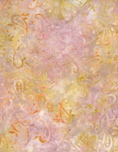 [WP-22290-283] Copper Mountain Batiks Paisley Tan from Wilmington Prints