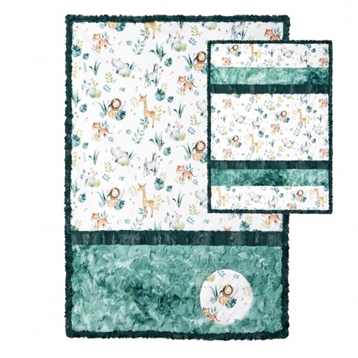 [SHF-CKLULLABY-JUNRUM] Jungle Rumble Quilt Kit from Shannon Fabrics