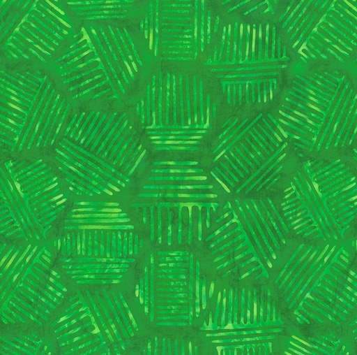 [NOR-81700-75] Hexies Batik Avocado by Banyan Batiks Studio for Northcott Fabrics