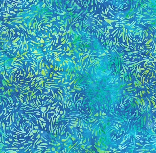 [NOR-81600-62] Banyan Bff's Batiks Tropical Blue by Banyan Batiks Studio for Northcott Fabrics