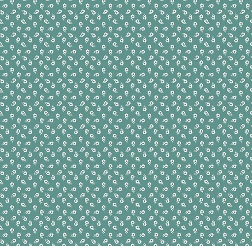[RB-15755-TEAL] New Beginnings Posies Teal by Sandy Gervais for Riley Blake Designs