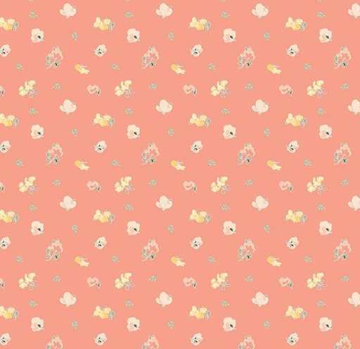 [RB-15752-APRCT] New Beginnings Sweet Peas Apricot by Sandy Gervais for Riley Blake Designs