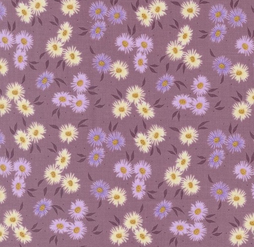 [MOD-43181-14] Seaglass Summer Bach Asters Small Floral Beach Plum by Sweetfire Road for Moda Fabrics