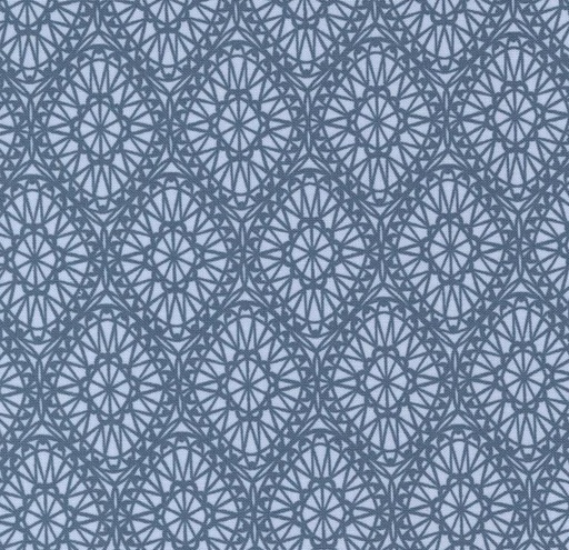 [MOD-43182-17] Seaglass Summer Picnic Blanket Damask Dappled Blue by Sweetfire Road for Moda Fabrics