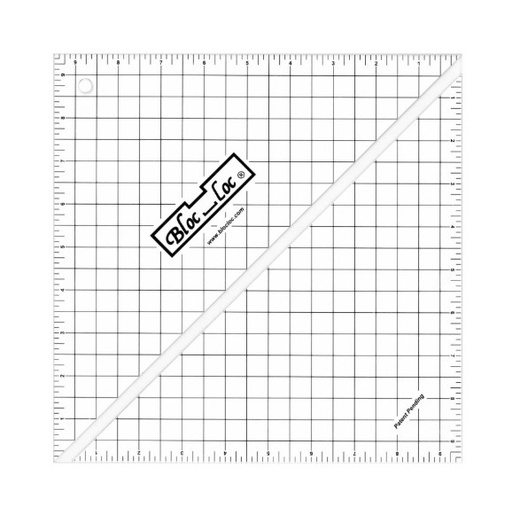 [BLC-BLLHST-95] Bloc Loc Half-Square Triangle Ruler 9.5" x 9.5"