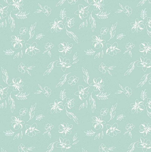 [RB-15743-MINT] Berry Market Sketches Mint by Beverly McCullough for Riley Blake Designs
