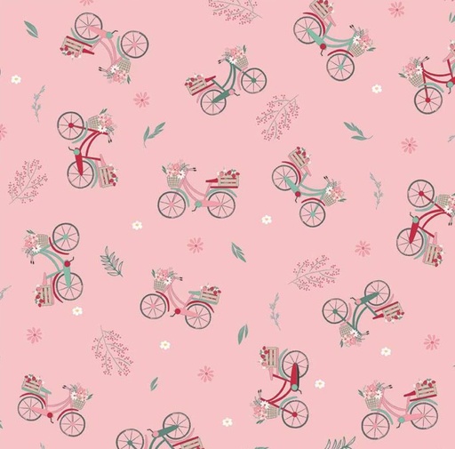 [RB-15741-FRSTNG] Berry Market Bicycles Frosting by Beverly McCullough for Riley Blake Designs