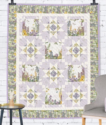 [PP-SpringGarden] Spring Garden Quilt Kit from Clothworks