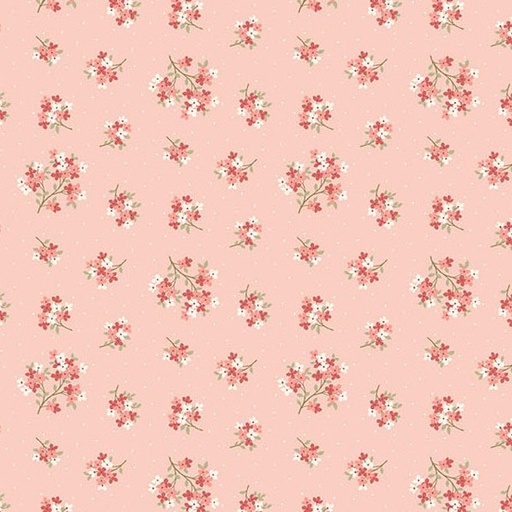 [AND-1479-E] Lighthouse Sand Verbena Cherry Ice Cream by Laundry Basket Quilts for Andover Fabrics