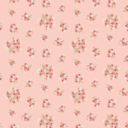 [AND-1479-E] Lighthouse Sand Verbena Cherry Ice Cream by Laundry Basket Quilts for Andover Fabrics