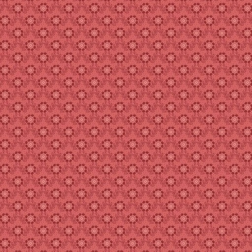 [AND-1481-R] Lighthouse Lacey Red Roof by Laundry Basket Quilts for Andover Fabrics