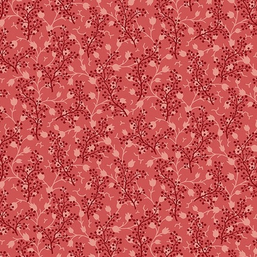 [AND-1484-R] Lighthouse Coraline Red Roof by Laundry Basket Quilts for Andover Fabrics