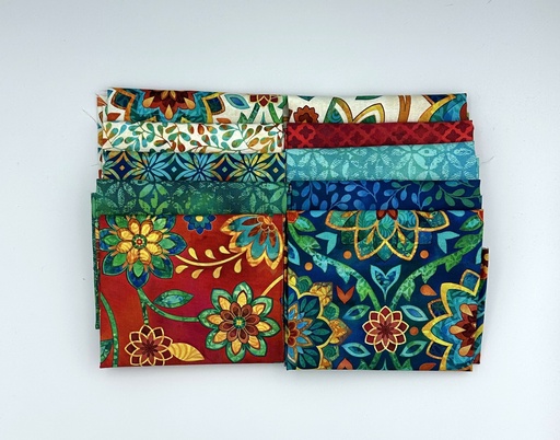 [PP-BohoFQB] Boho Blooms Fat Quarter Bundle