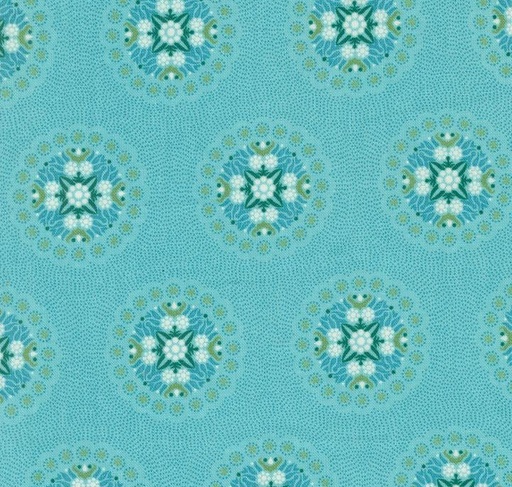 [MOD-30752-15] Sunday Brunch Crepe Geometrics Mint Tea by BasicGrey for Moda Fabrics