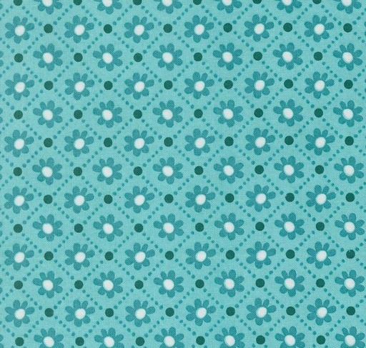 [MOD-30754-12] Sunday Brunch Small Floral Mint Tea by BasicGrey for Moda Fabrics