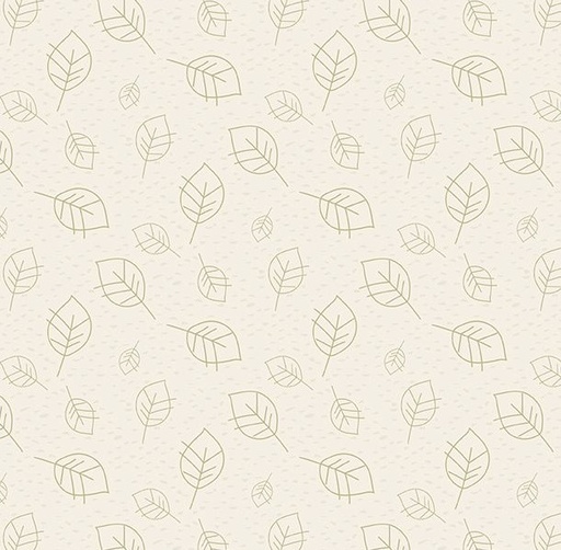 [WP-36287-117] Into The Woodlands Leaves Cream by Deane Beesley for Wilmington Prints
