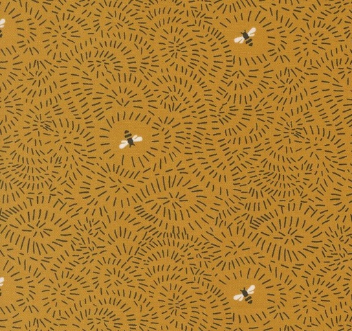 [MOD-48415-14] Bee Garden Twists and Turns Beeswax by Gingiber for Moda Fabrics