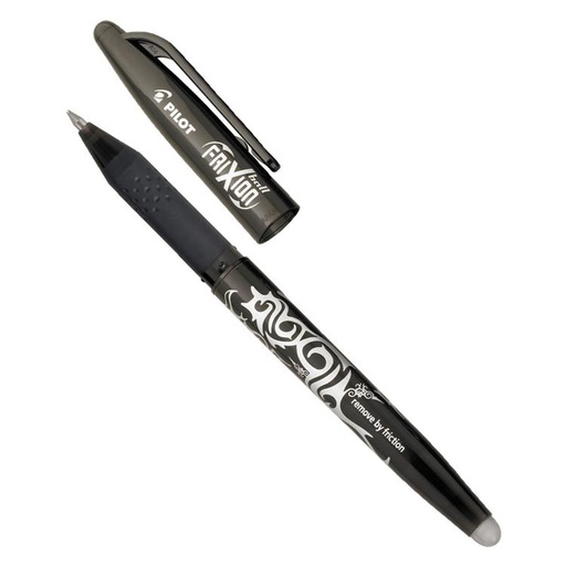 [QR-FX7BLK] FRIXION ERASABLE GEL PEN BLACK
