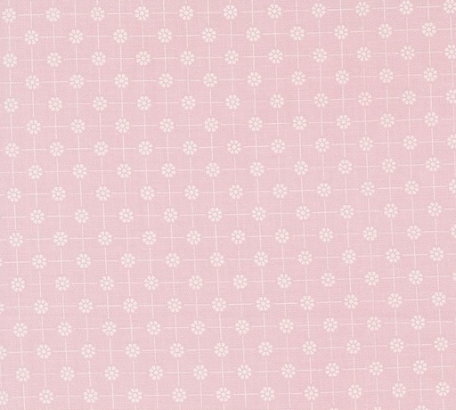 [MOD-31755-26] Cottage Charm Pixie Dots Flower Grid Fading Rose by My Sew Quilty Life for Moda Fabrics