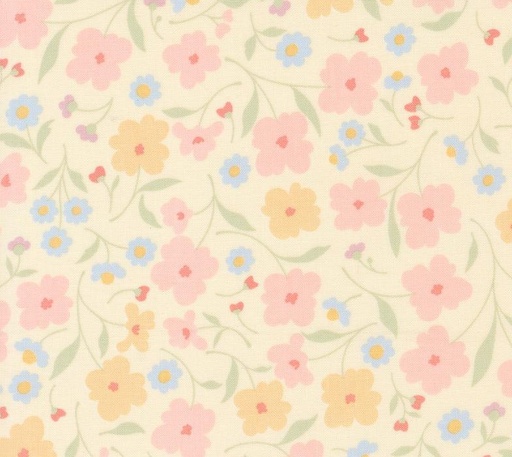 [MOD-31750-12] Cottage Charm Wallpaper Florals Soft Yellow by My Sew Quilty Life for Moda Fabrics