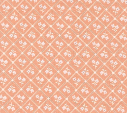 [MOD-31752-19] Cottage Charm Window Pane Plaid Peach by My Sew Quilty Life for Moda Fabrics