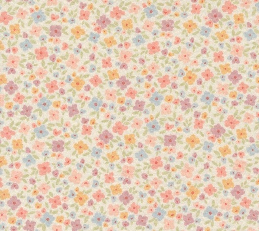 [MOD-31753-11] Cottage Charm Flower Basket Porcelain by My Sew Quilty Life for Moda Fabrics
