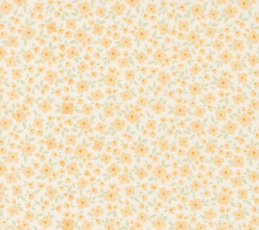[MOD-31753-33] Cottage Charm Flower Basket Enjoyable Yellow by My Sew Quilty Life for Moda Fabrics