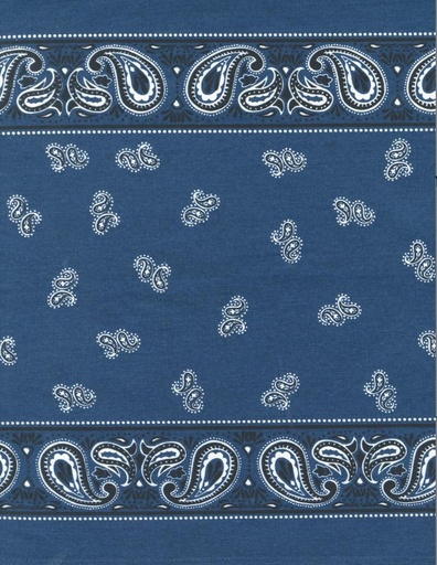 [MOD-920-298] 16" Classic Retro Navy Bandana Toweling by Stacy Iest Hsu for Moda Fabrics