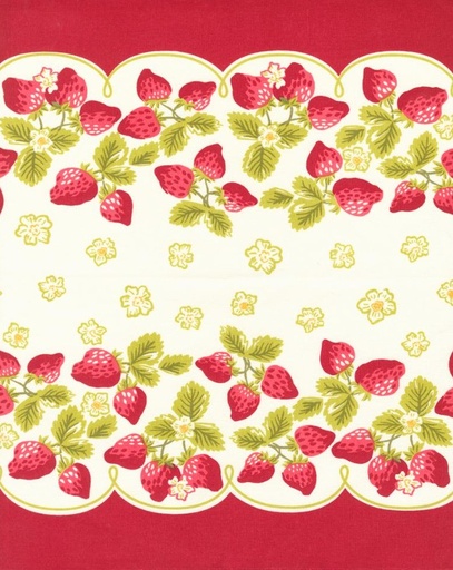 [MOD-920-291] 16" Classic Retro Berrylicious Toweling by Stacy Iest Hsu for Moda Fabrics