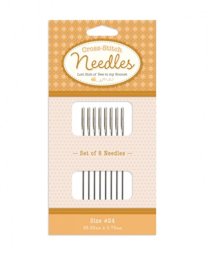 [RB-ST-34539] Lori Holt Cross Stitch Needles Size 24