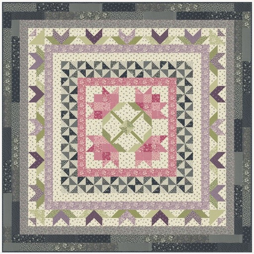 [PP-LilacsRosesK] Lilacs & Roses Quilt Kit from Moda