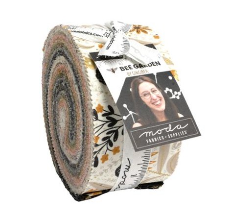 [MOD-48410JR] Bee Garden Jelly Roll by Gingiber from Moda