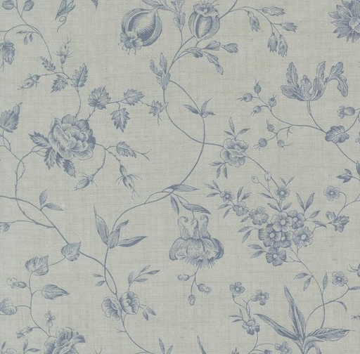 [MOD-13973-16] Sacre Bleu Pivoine Florals Ciel Blue by French General for Moda Fabrics
