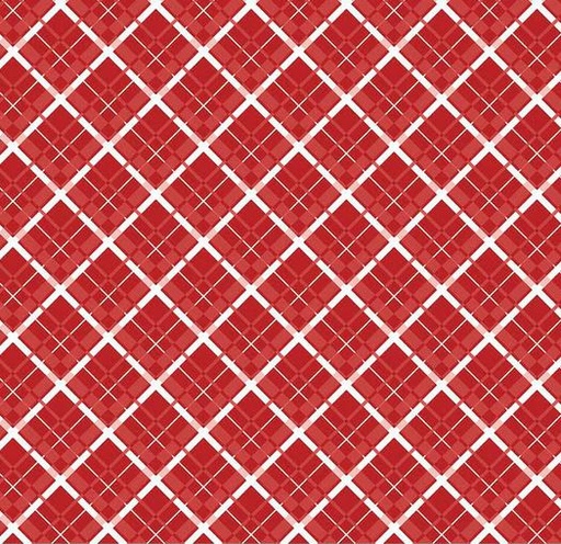 [RB-C15716-Red] Stars & Stripes Forever Plaid Red from Riley Blake