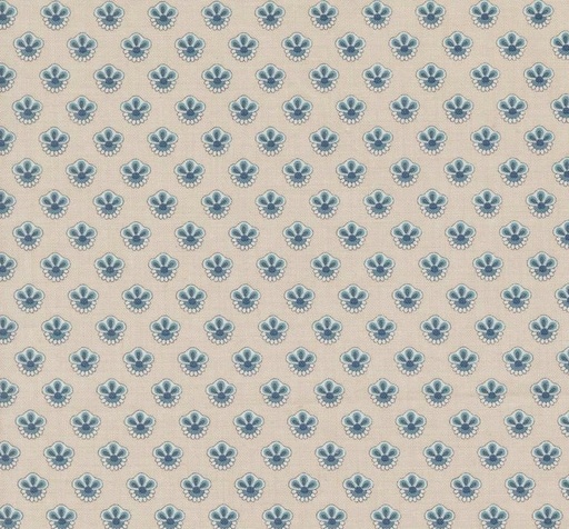 [MOD-13977-13] Sacre Bleu Campanule Smoke French Blue by French General for Moda Fabrics