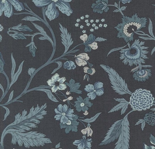 [MOD-13970-17] Sacre Bleu Parterre Florals Indigo by French General for Moda Fabrics