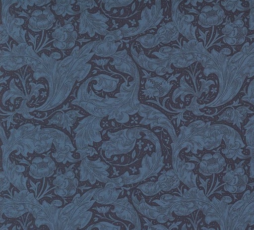 [MOD-8394-14] Morris Manor Bachelors Buttons Twilight by Barbara Brackman for Moda Fabrics