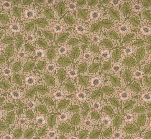 [MOD-8396-11] Morris Manor Antipodes Florals Porcelain by Barbara Brackman for Moda Fabrics