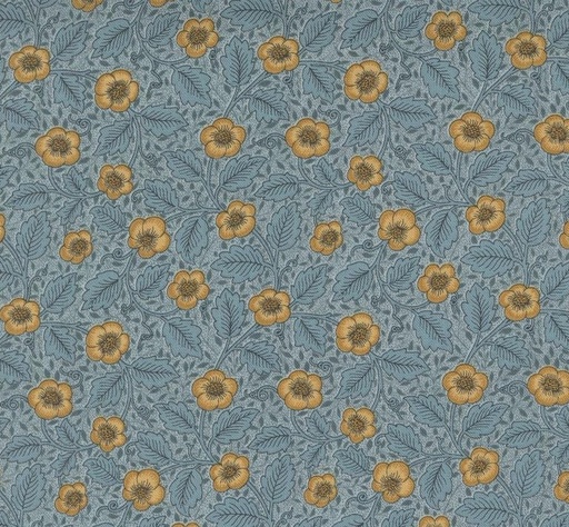 [MOD-8396-15] Morris Manor Antipodes Florals Sky by Barbara Brackman for Moda Fabrics