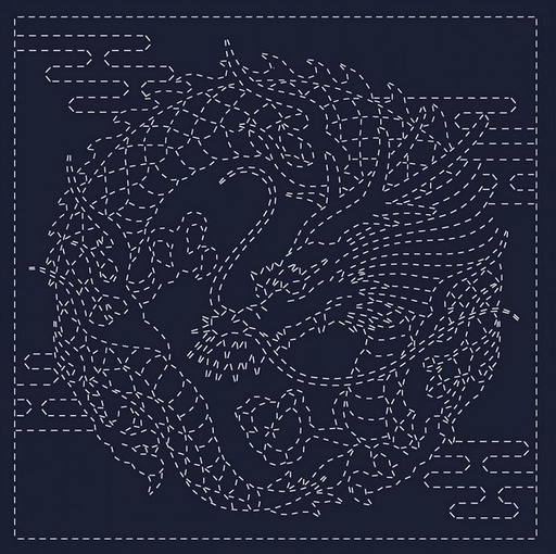 [KF-2025-44] Sashiko Dragon Cloth