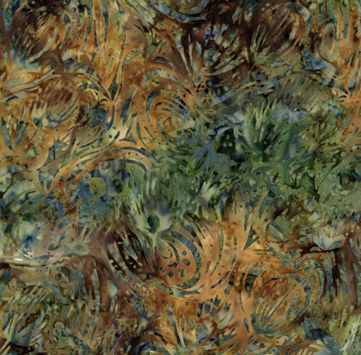 [TTR-3329-HRVST] Tonga Batiks Farm Sweet Home Thistle Bloom Harvest by Wing and a Prayer for Timeless Treasures