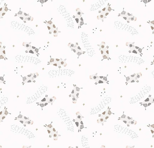 [RB-16111-CLD] Flannel Till the Cows Come Home Cows Cloud from Riley Blake Designs