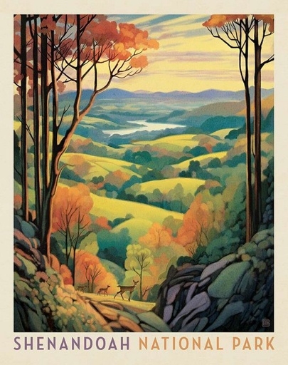 [RB-16135-PNL] National Parks Shenandoah National Park Poster Panel by Anderson Design Group for Riley Blake Designs