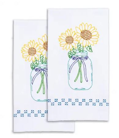 [JD-320-716] Sunflower Towels by Jack Dempsey