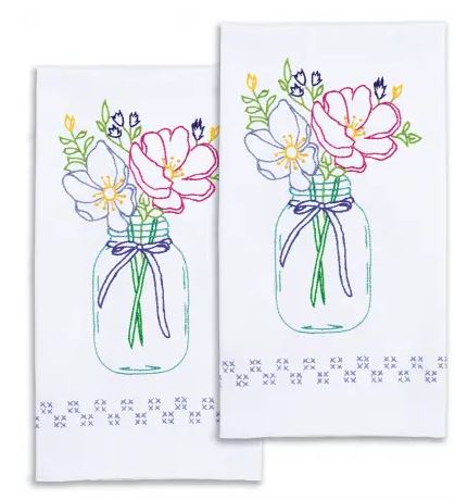 [JD-320-838] Wildflower Decorative Towels by Jack Dempsey